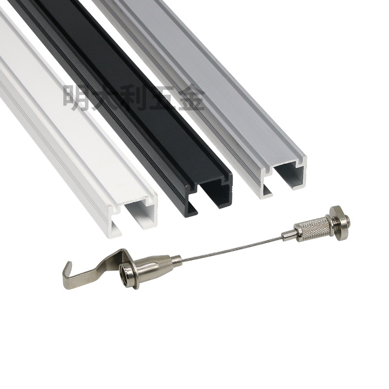 Hanging painting device track wire rope hanging painting line rope painting exhibition gallery adjustable hanging painting hanging hook hanging painting guide rail slot hanging hook