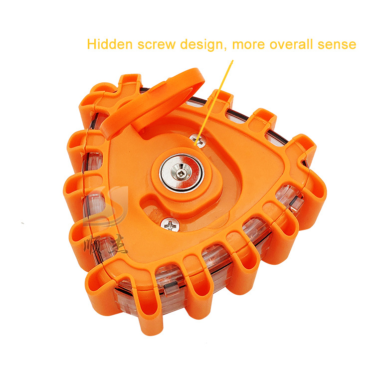 Amazon new vehicle burst light triangle led traffic warning light rotating road safety light