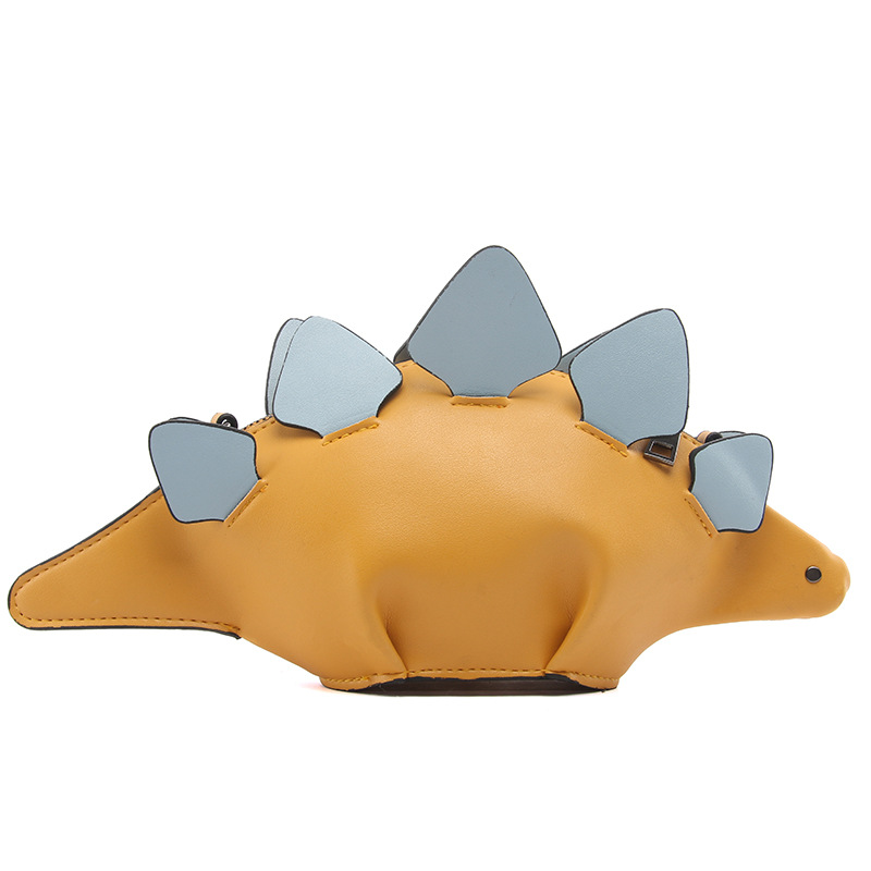 European and American Fashion Cartoon Creative Dinosaur Animal Crossbody Bag Fashion Contrast Color Cute Women's Shoulder Bag Cute Animal Bag