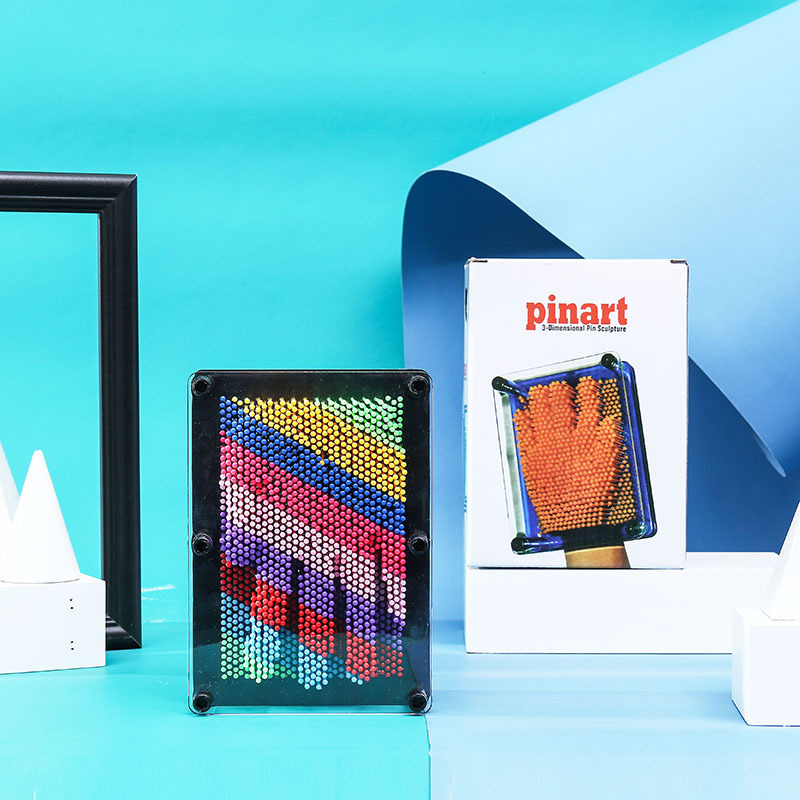 TikTok 3d Handprint Toy Toy Handprint Plastic Handprint Needle Painting 3d Clone Handprint Stereo Variety Needle Hand Touch