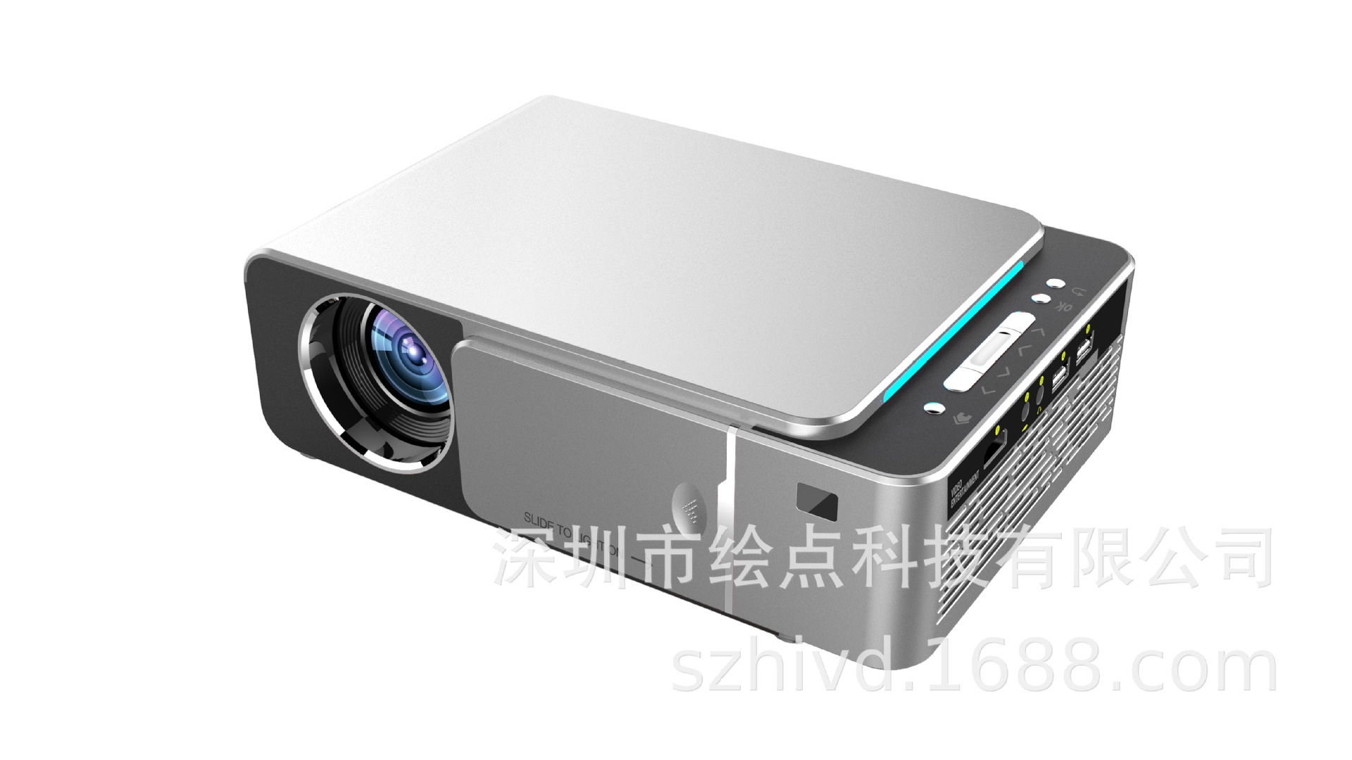 Dopeshi T6 Android Home High-definition Smart Portable Business Office Mini Micro Slider Projector Factory