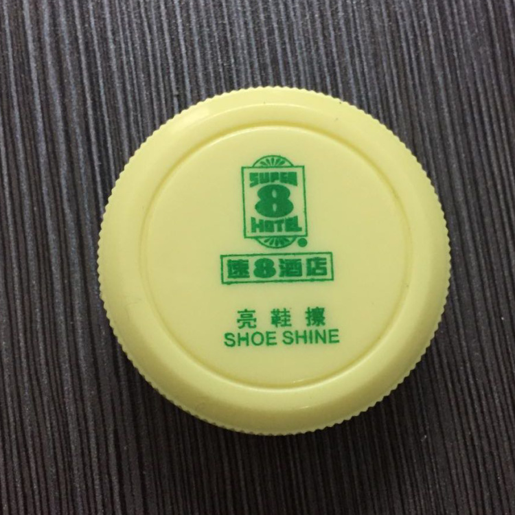 Supply round shoe polisher production white octagonal shoe polisher wholesale hotel guest room disposable pillow shoe polisher