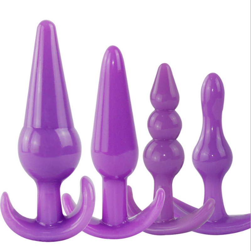 Backcourt Silicone Anal Plug, Anal Beads, Entry-Level Advanced Female Masturbation Device, Sexy Adult Products