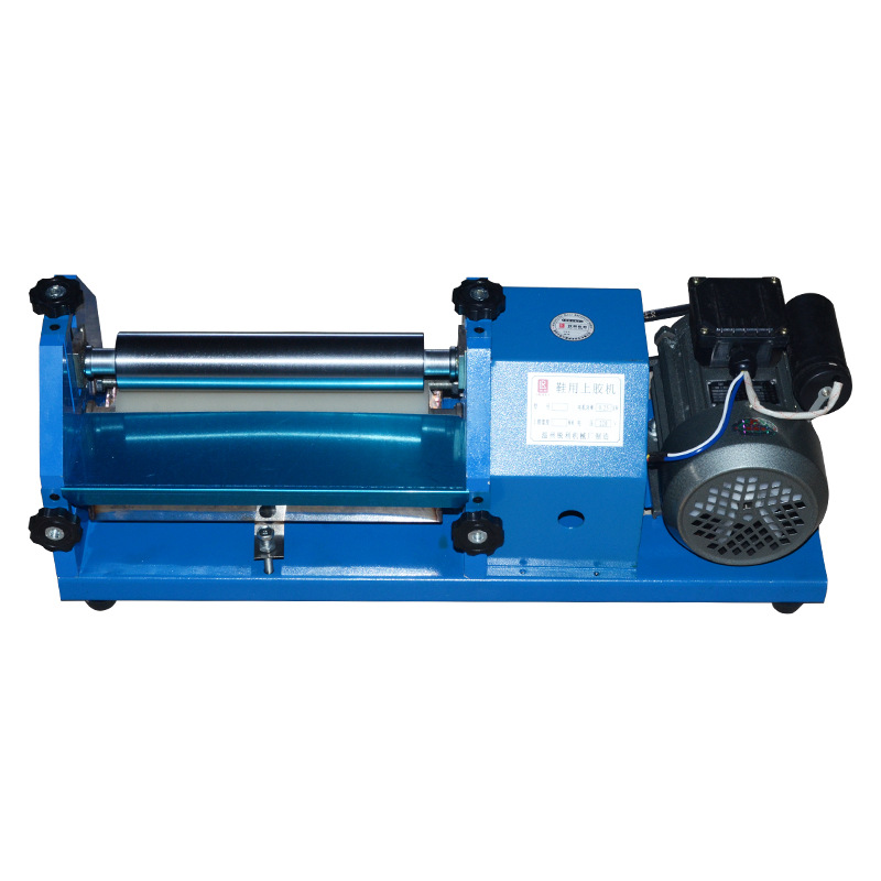 Manufacturers supply shoes with desktop white latex gluing machine glue coating machine glue brushing machine glue rolling machine Shoe Machinery