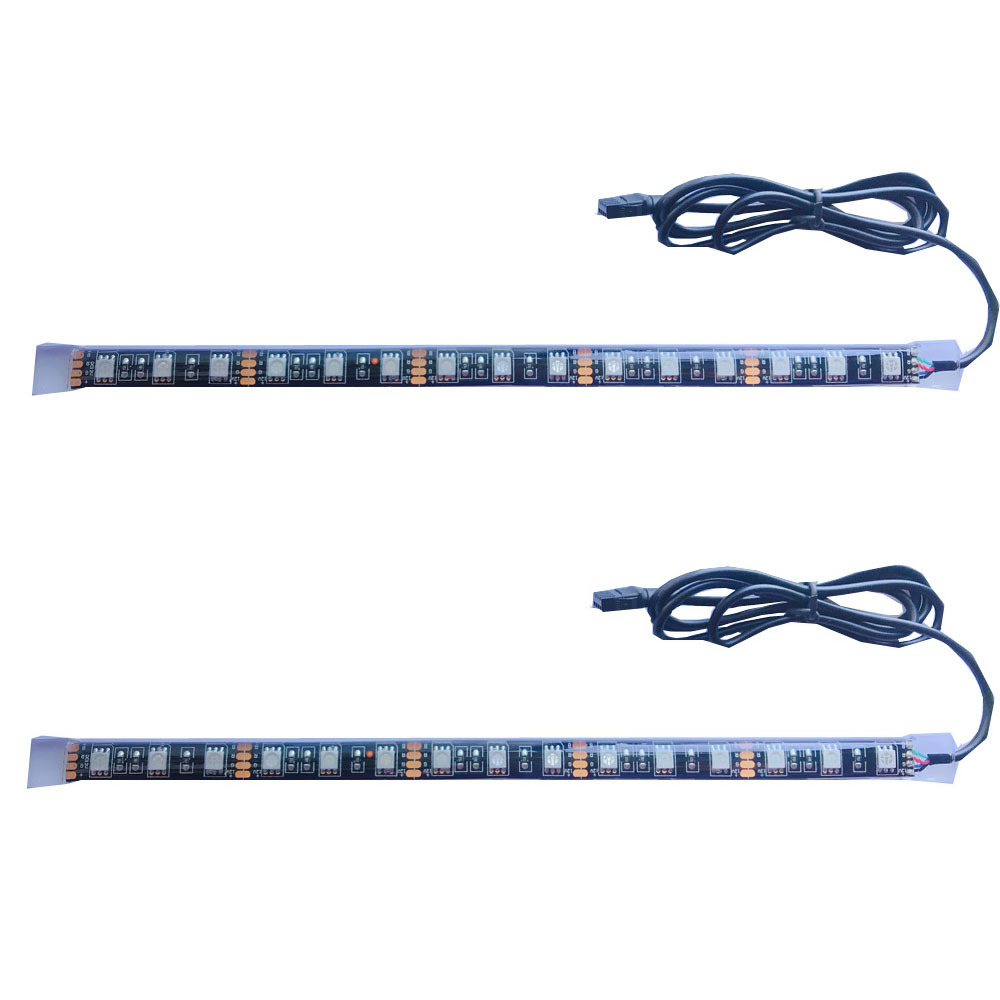 Factory direct 5050RGB set one drag eight motorcycle atmosphere light with switch bluetooth motorcycle light