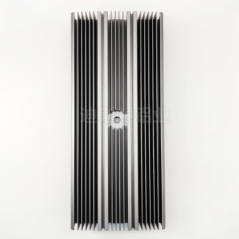 Open mold custom aluminum radiator extrusion CNC processing aluminum alloy high-power LED lamp Radiator Module