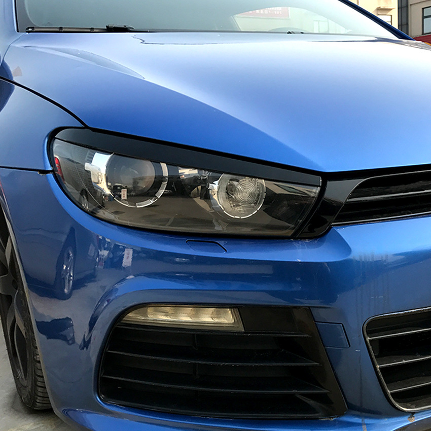 Applicable to Volkswagen Shanku Scirocco 08-17 headlight eyebrow exterior decoration car stickers modification