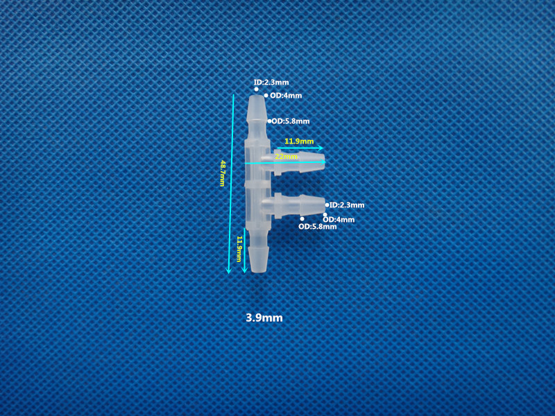 Plastic Pagoda Four-Way Pipe Hose Connector 1 to 3 Connector T-Type Four-Head Diverter Multi-Way Plastic Hose Head