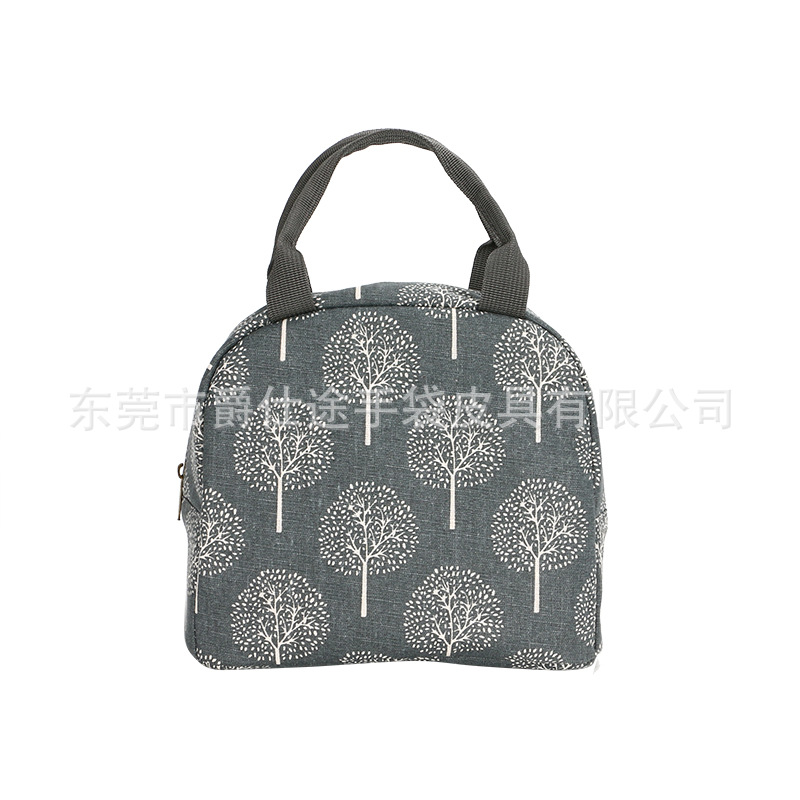 Корейская стильная простая термо-сумка, белая сумка для обеда с одуванчиками, модная сумка для обеда