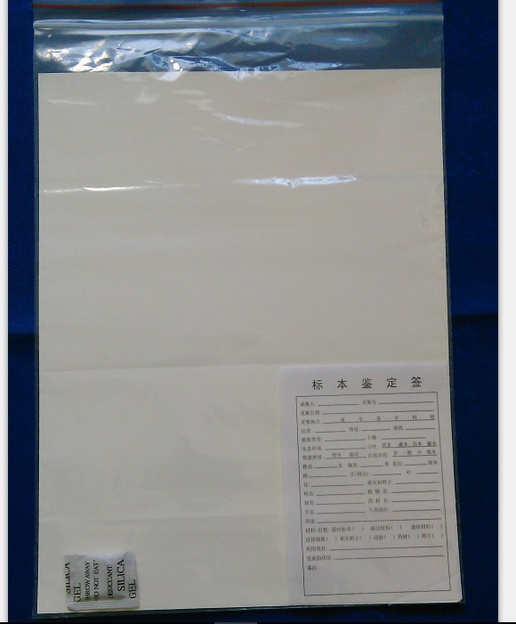 Бумага для образцов растений 400*300 комплект/сушеный лист образец бумага/ziplock пакет/этикетка/осушитель