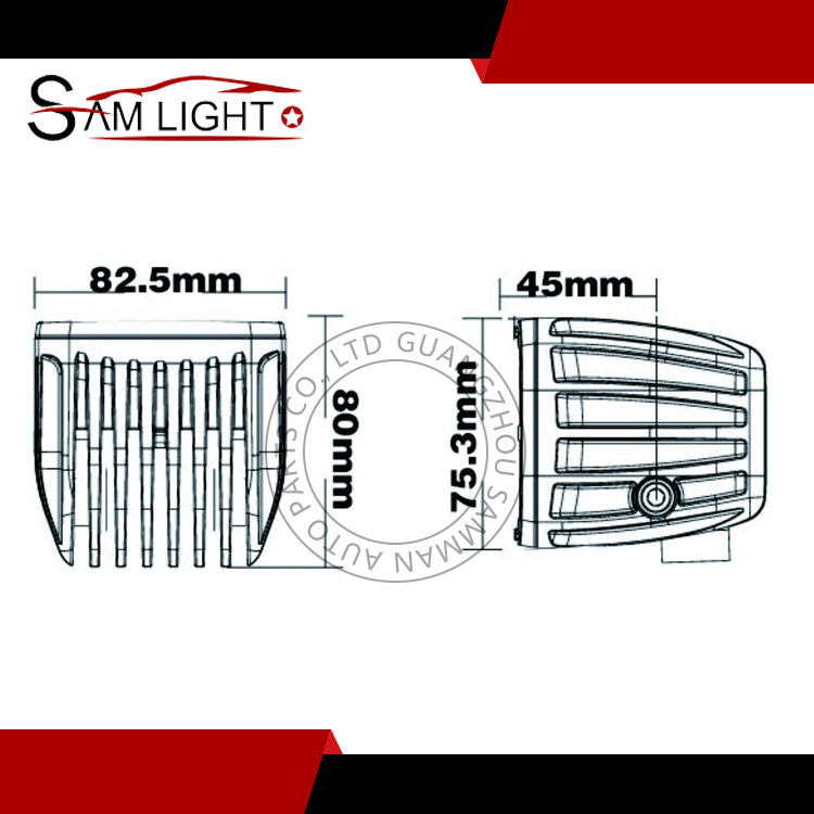NeW 15W Small Square Lamp RGB Remote Control Light Wireless Remote Control SWitch Control One Light Multicolor Colorful Transformation