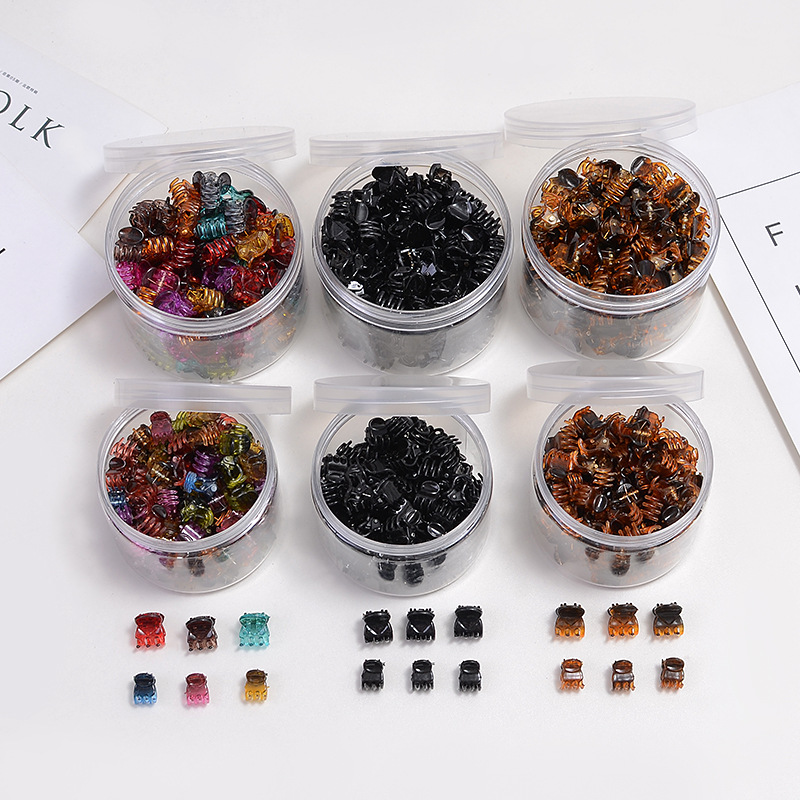 Корейский стиль черные женские детские маленькие зажимы для волос заколка для волос аксессуары для волос зажим для челки в коробке