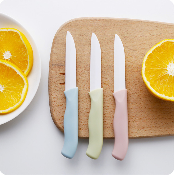 Ceramic fruit knife portable household peeler creative kitchen knife ceramic knife fruit knife knife knife