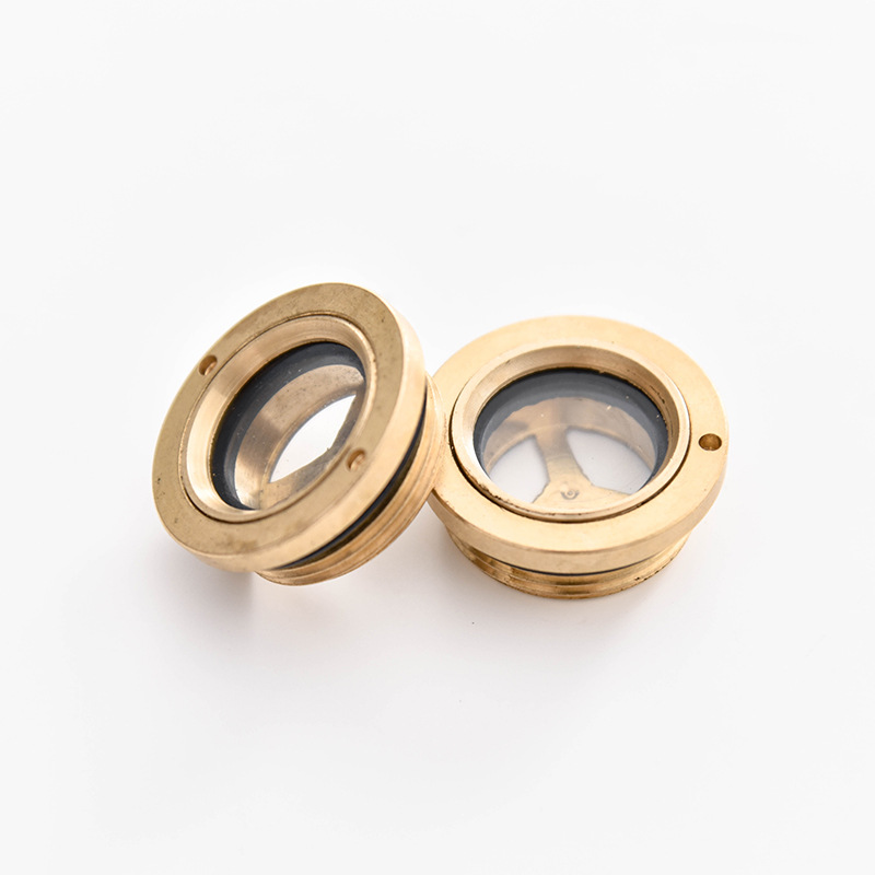 Copper oil mirror M27 * 1.5 Oil Standard/oil window/oil mirror/screw-in oil mirror/oil level mirror, etc