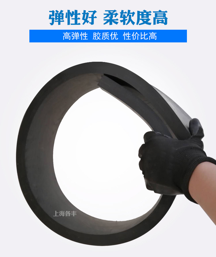 Jingdong Rubber Sheet/Oil-Resistant, Acid-Alkali-Resistant Rubber Floor Mat/Shock-Absorbing Rubber Leather Black Insulating Rubber Sheet