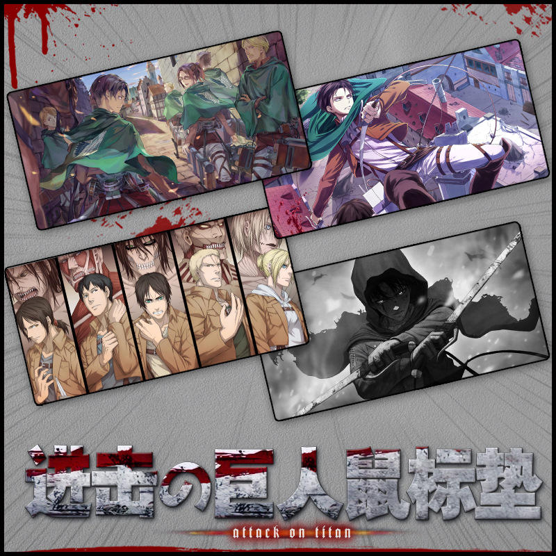 Attack of the giant color printing to map custom mouse pad non-slip writing pad oversized leather computer desk mat