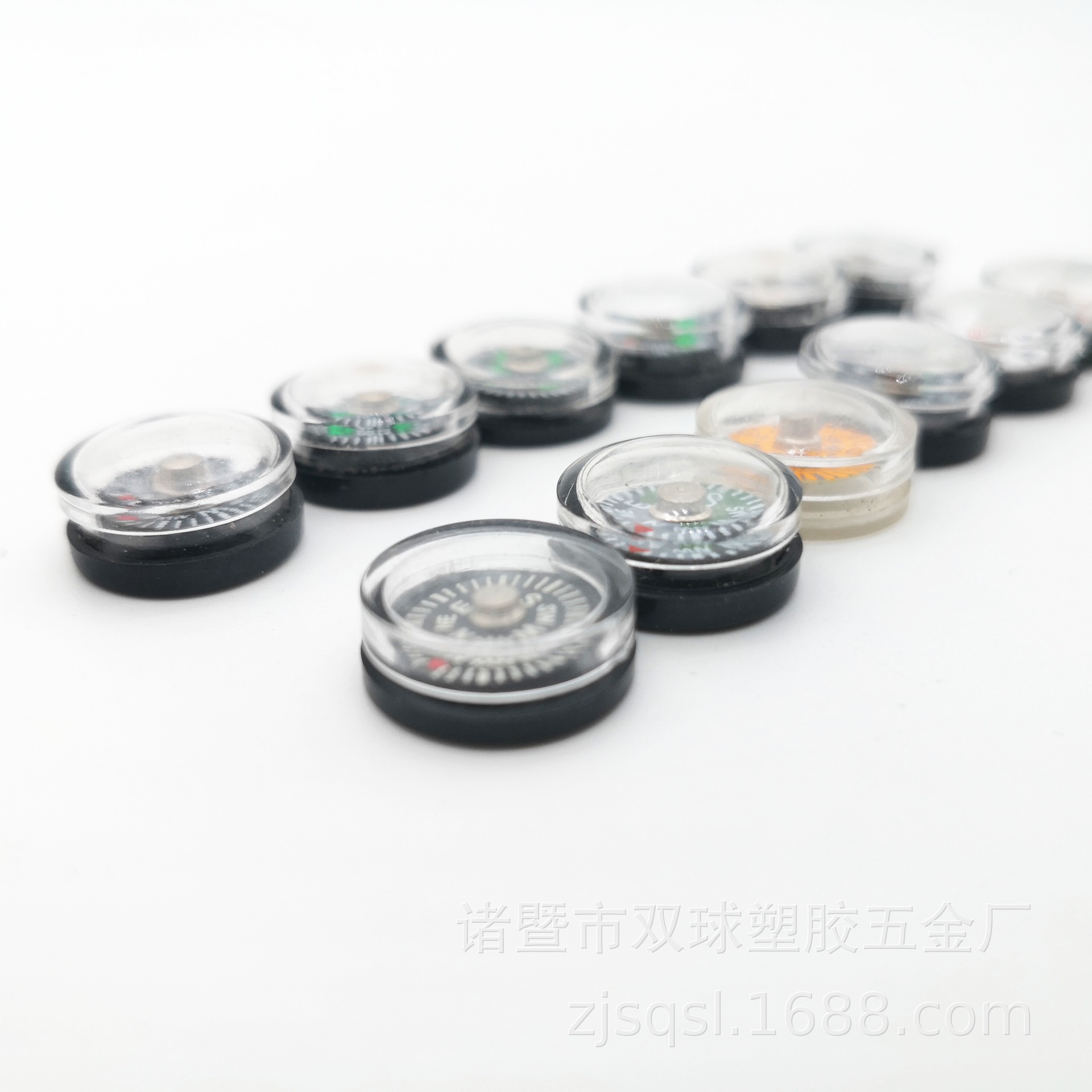 Factory Direct supply Double Ball brand 12mm high precision environmental protection mini compass wholesale miniature plastic compass