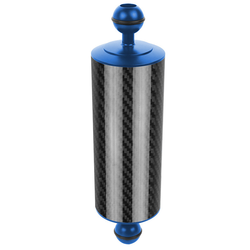 New diving photography double ball head buoyancy lamp arm ultra lightweight carbon fiber diameter D60MM lamp arm buoyancy tube