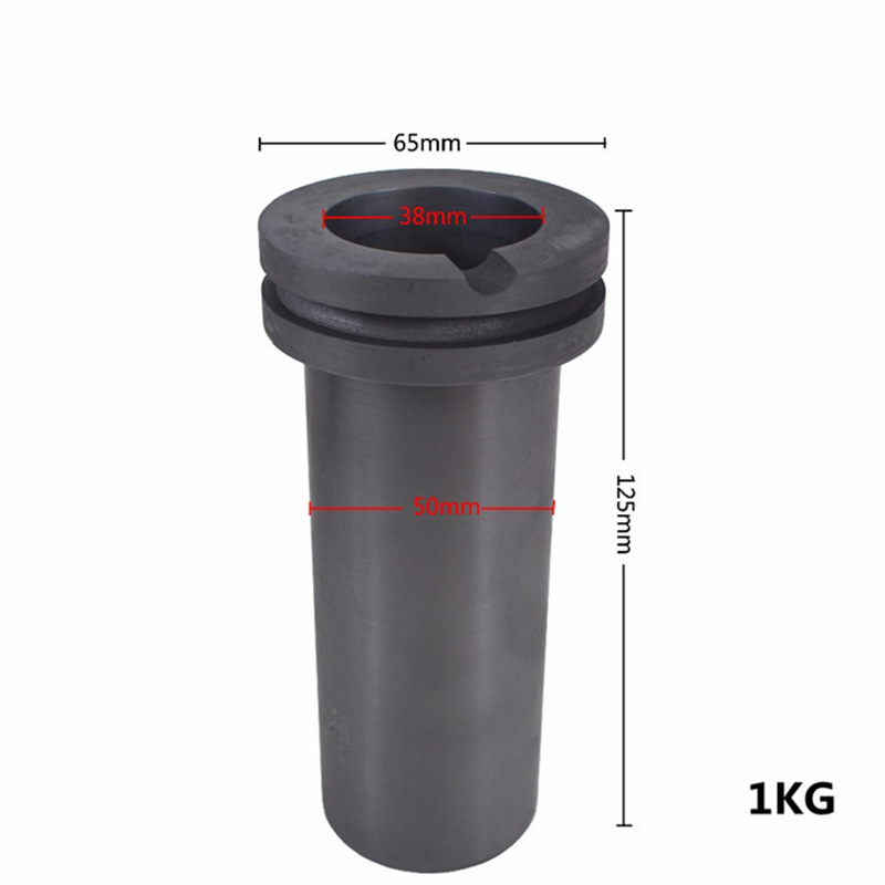 High Purity Graphite Crucible Small Smelting Furnace Special High Temperature Resistant Precious Metal Double Ring Smelting Crucible Precious Metal Smelting