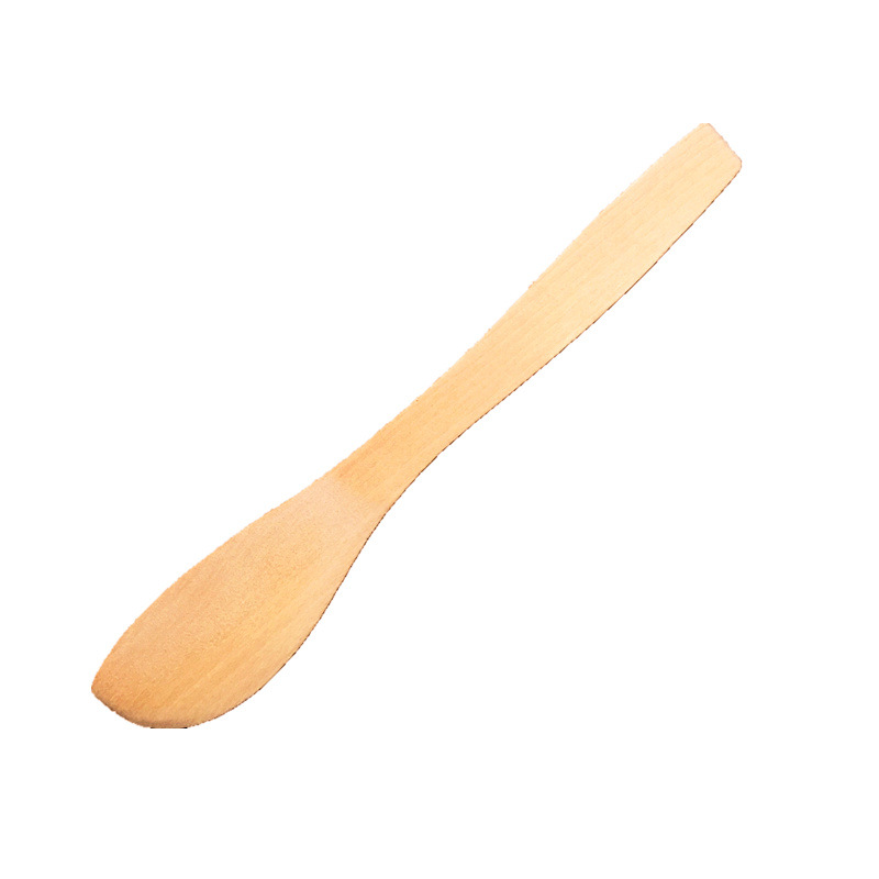 Dumpling knife wooden wonton spoon stirring dumpling stuffing shovel facial mask scraper mud frying shovel paint-free factory carved LOGO