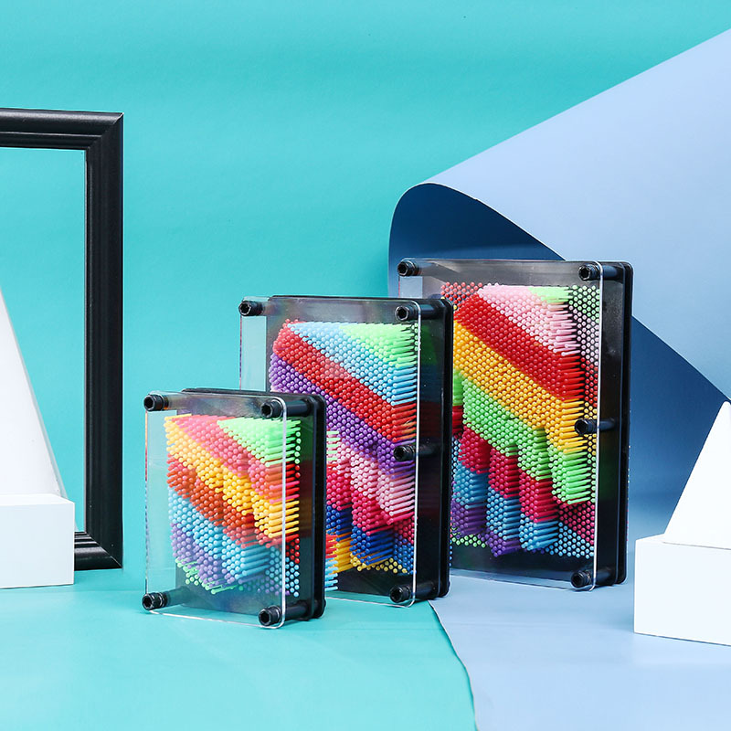 TikTok 3d Handprint Toy Toy Handprint Plastic Handprint Needle Painting 3d Clone Handprint Stereo Variety Needle Hand Touch