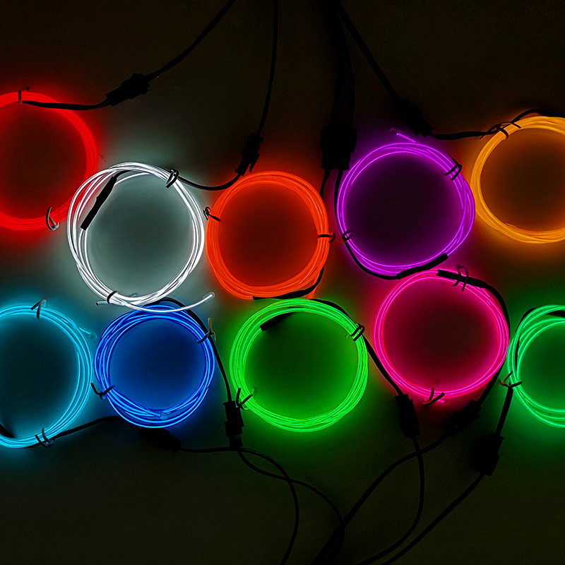 3M light 2.3MM super bright el Light Battery Box Set Modeling Light Factory Direct Supply