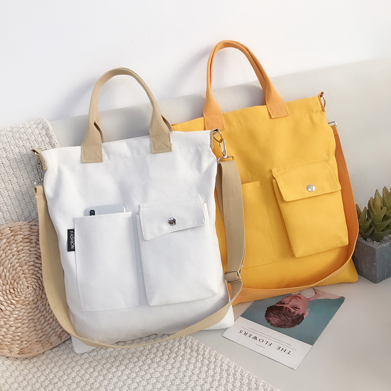 Новая оригинальная холщовая сумка с detachable плечевым ремнем, корейская сумка через плечо, женская сумка, прямая поставка от производителя