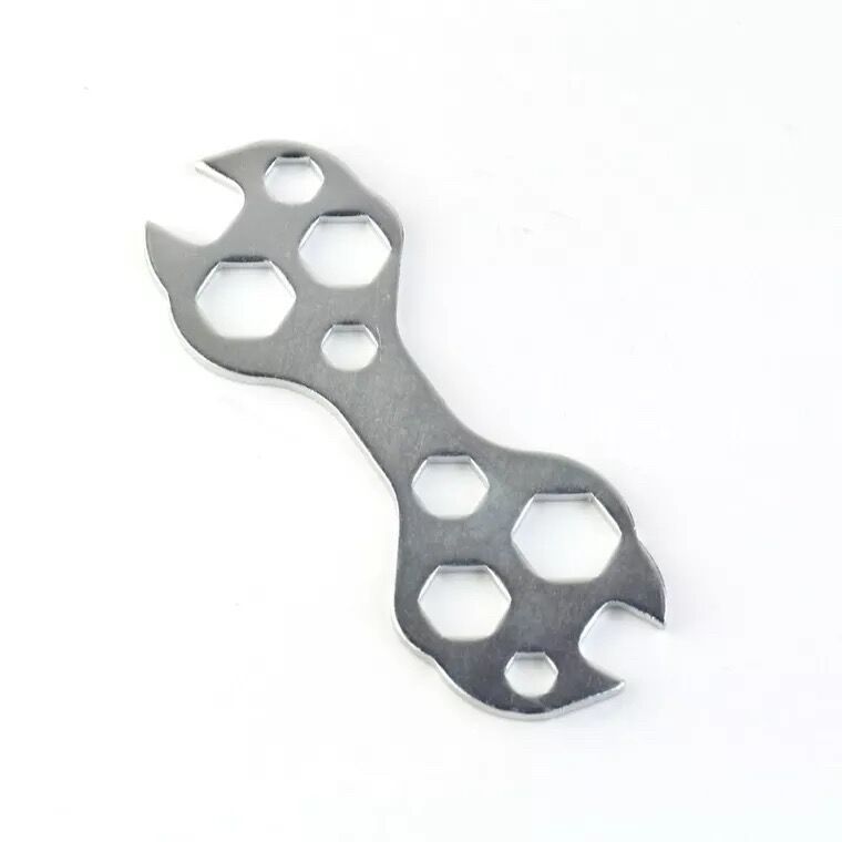 Bicycle outer hexagonal spanner multi-function spanner mountain bike repair tool porous plum spanner
