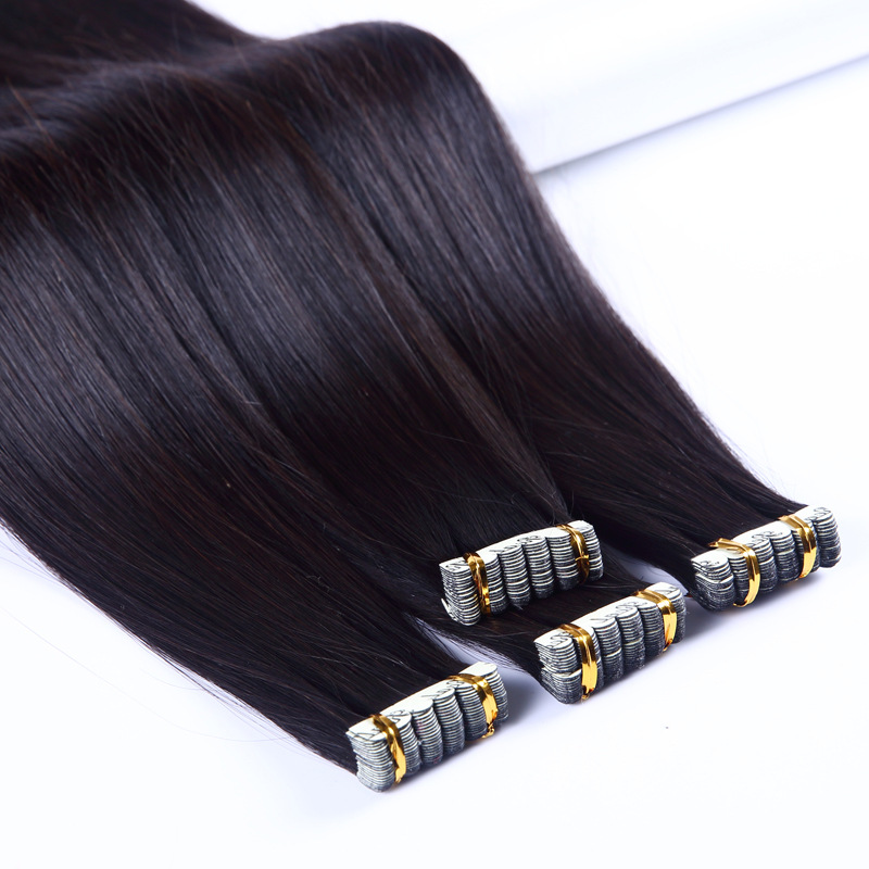 Seamless hair extension piece real hair nano hair extension self hair extension wig female long straight hair invisible wig one piece hair replacement