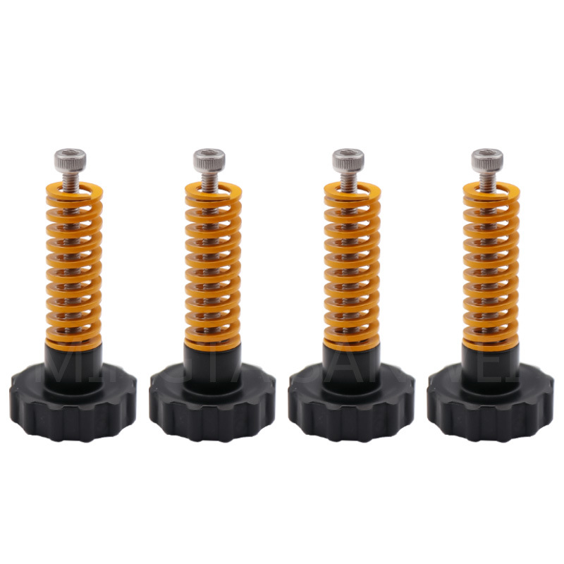 Mingtai 3D printer new hot bed leveling kit M3 * 45 screw injection large size hand screw nut + spring