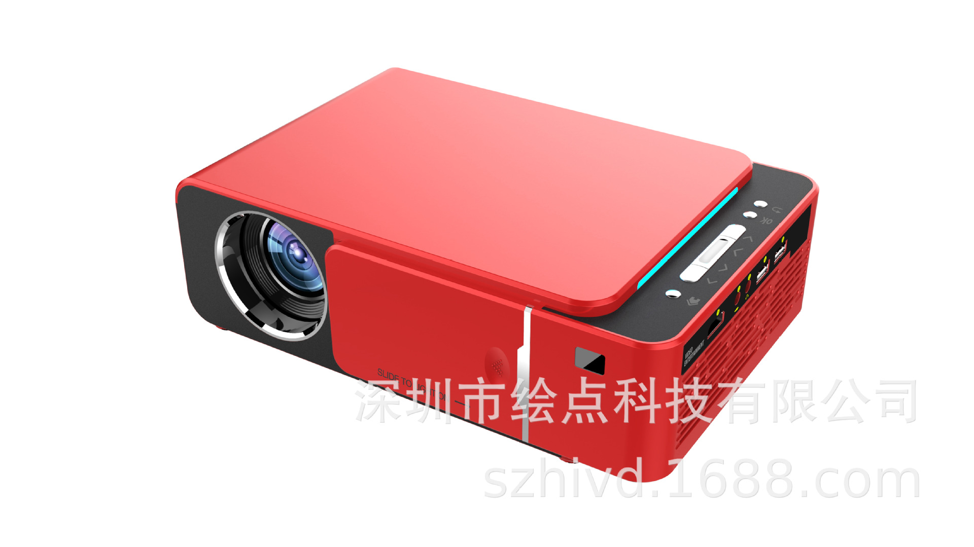 Dopeshi T6 Android Home High-definition Smart Portable Business Office Mini Micro Slider Projector Factory