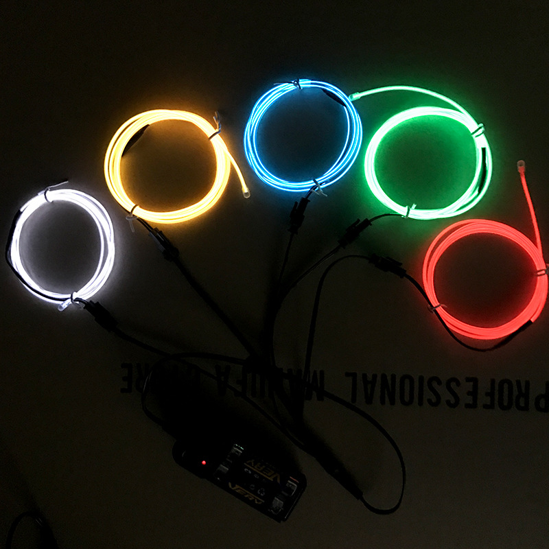 3M light 2.3MM super bright el Light Battery Box Set Modeling Light Factory Direct Supply