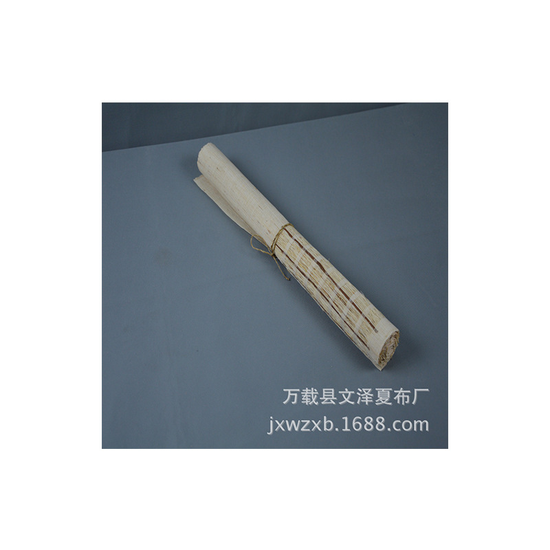 Handmade Ramie summer cloth gray white beige table runner simple ordinary pastoral style call order