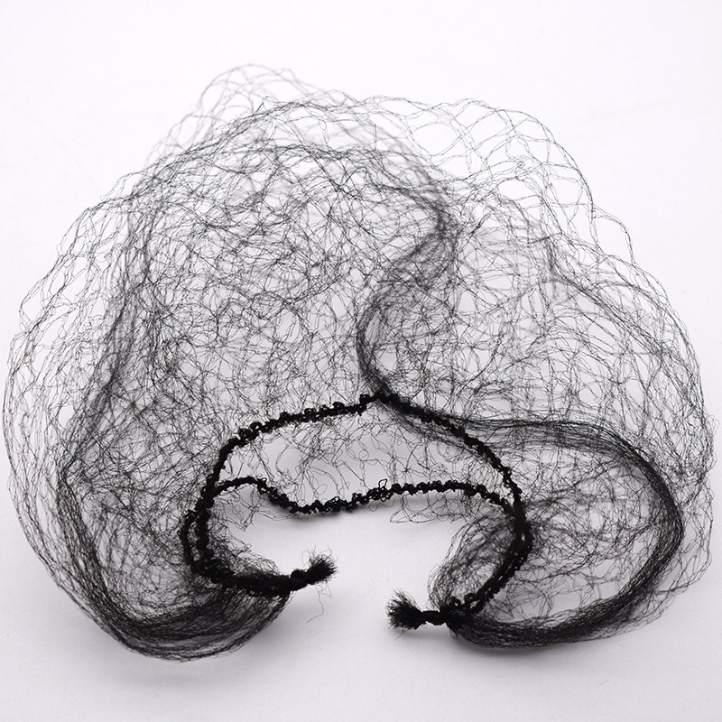 Factory direct wig special hair net stewardess hair net Packaging net nylon hair net disposable high elastic hair net