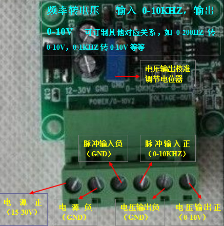 Fv-200Hz10Vf/V Conversion Frequency Conversion 0-10V/5V Voltage Digital to Analog Inverter Module