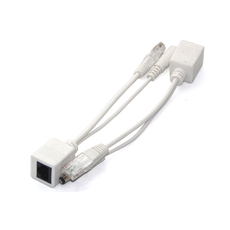 POE сепаратор 30м белый 12В выход питания Все медные категории 5 линии POE комбинатор на 2 пары