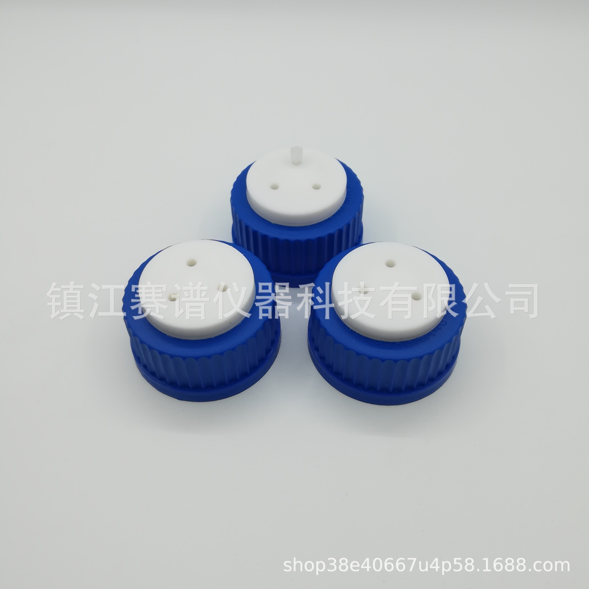 Processable and Customized One Hole, Two Holes, Three Holes, Mobile Phase Bottle Cap, Efficient Chromatography Reagent Bottle Cap
