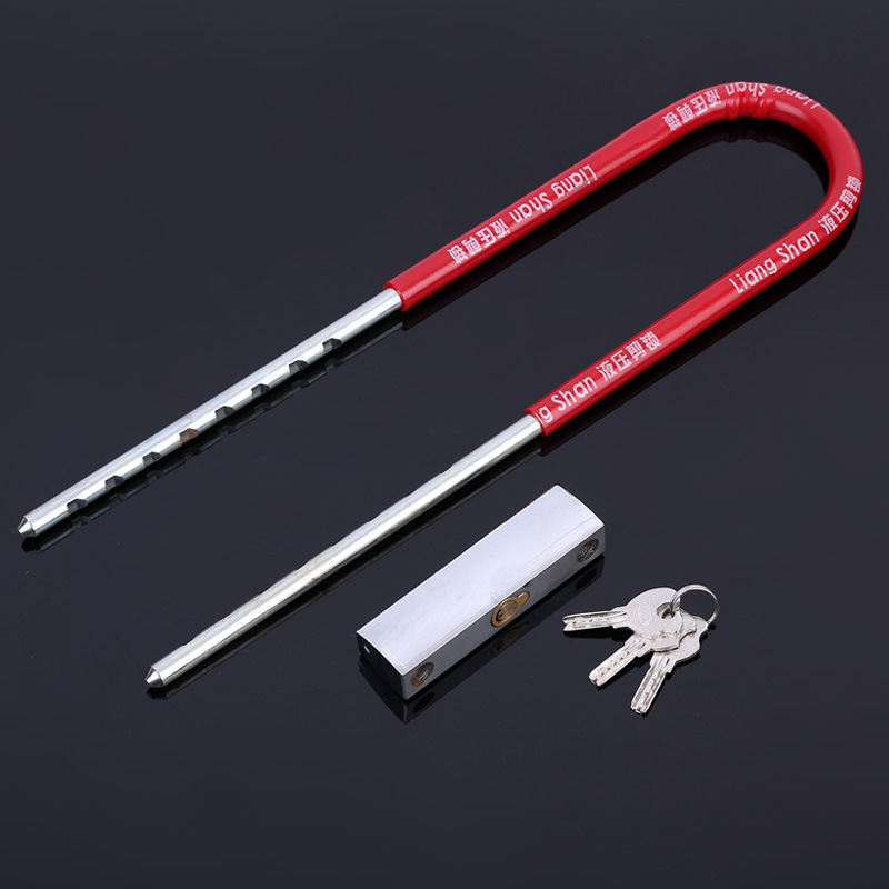 Glass door lock U-shaped door lock for shops glass door double door lock motorcycle lock shopping mall door lock door U-shaped lock