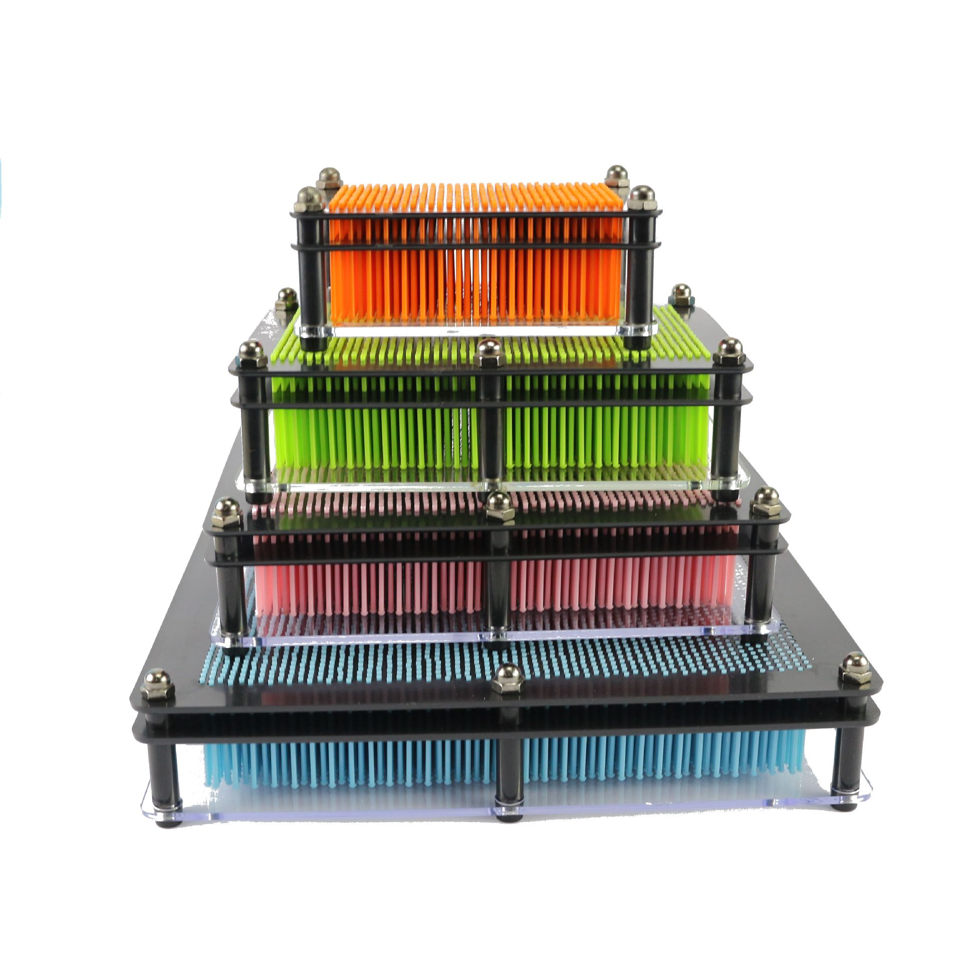 Square Plastic Handprint 3D Clone Hand Model Versatile Needle Painting Stereo Needle Carving Children's Day Gift