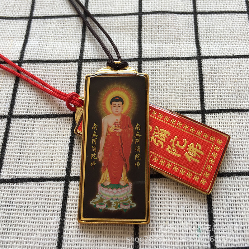 Manufacturers supply Nanwo Amituo lead F like Guanyin sitting Lotus 6 F metal pendant pendant