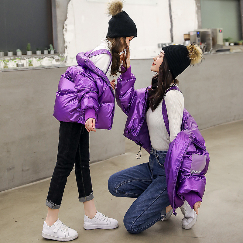 Куртка с утеплителем для родительской и детской одежды, оптовая продажа