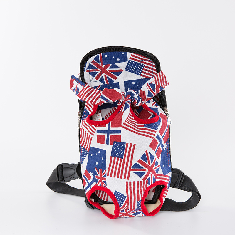 Dog Breathable Outgoing Portable Backpack Pet Backpack Chest Bag Pet Travel Backpack Four-legged Backpack