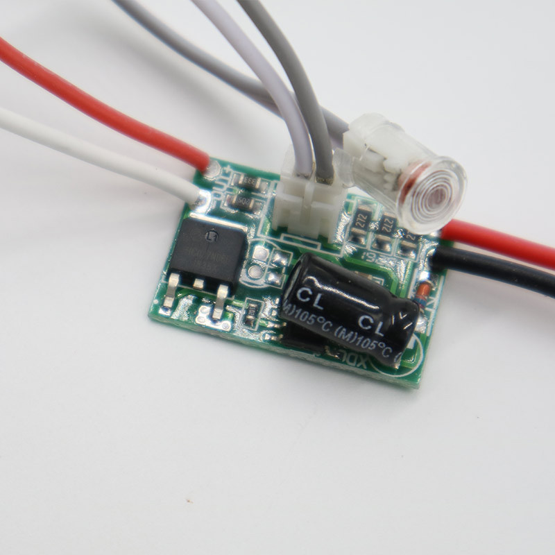 Low voltage light control switch DC3-30V intelligent induction switch for solar lamp street lamp DC3-30V