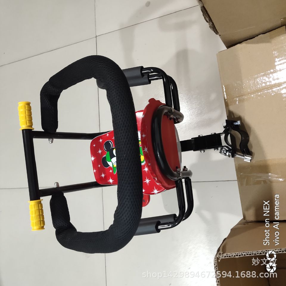 New Popular Electric Car Kidsren's Baby Safety Seat Front Full Surround Kidsren's Baby Pedal Shock-absorbing Foldableing Seat