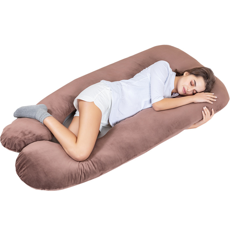 Cross-border Pregnant Women Pillow Waist Protection Side Sleeping Pillow Side Sleeping Pillow Multifunctional U-shaped Pillow Pregnancy Abdomen Support Cushion Pillow