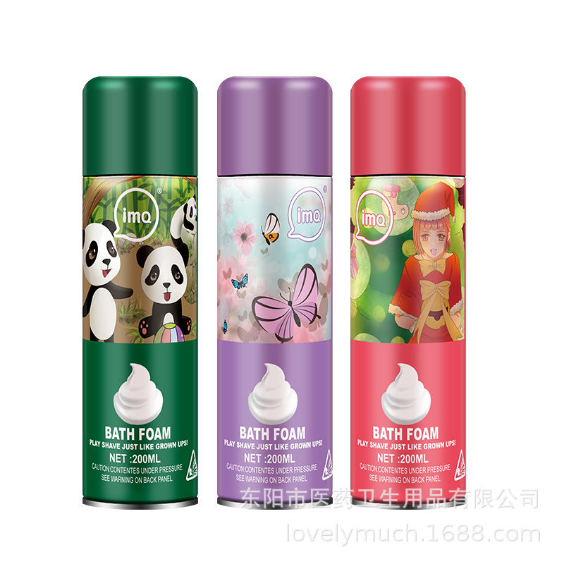 Slim IMQ shaving foam color Crystal mud puzzle fun DIY foam snowflake mud in stock wholesale