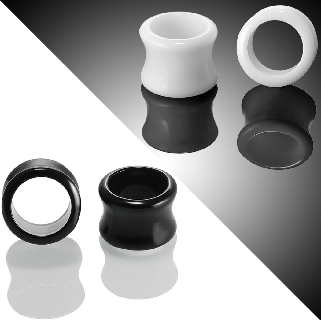 Акриловые серьги, полые, для расширения ушей, пирсинг, ювелирные изделия, хип-хоп, форма