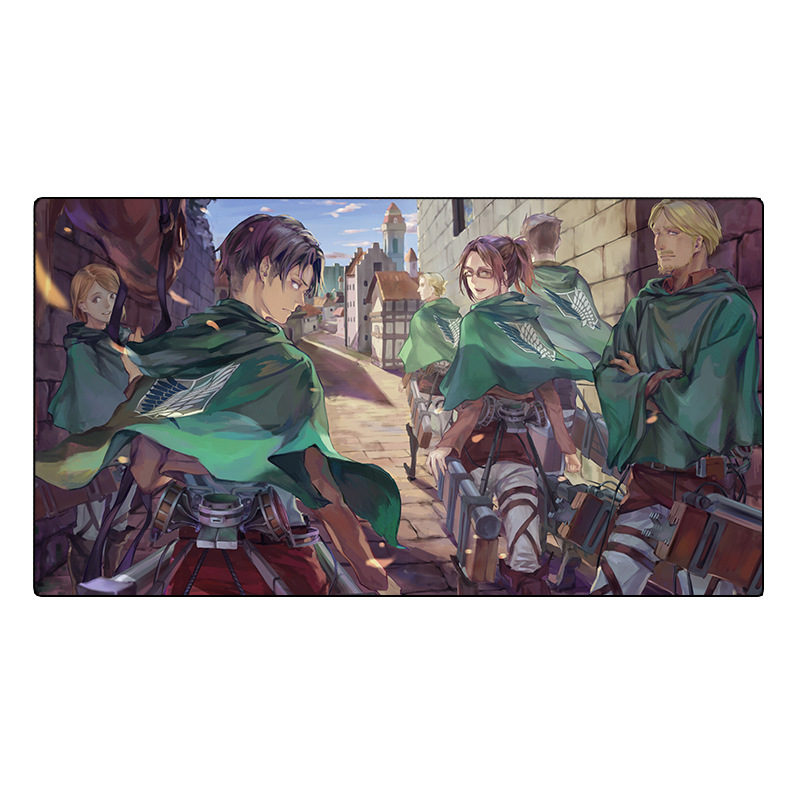 Attack of the giant color printing to map custom mouse pad non-slip writing pad oversized leather computer desk mat