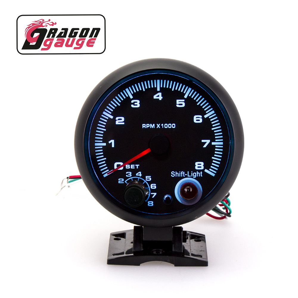 Тахометр для автомобилей модифицированный тахометр 12В универсальный синий свет тахометр модифицированный автомобильный инструмент