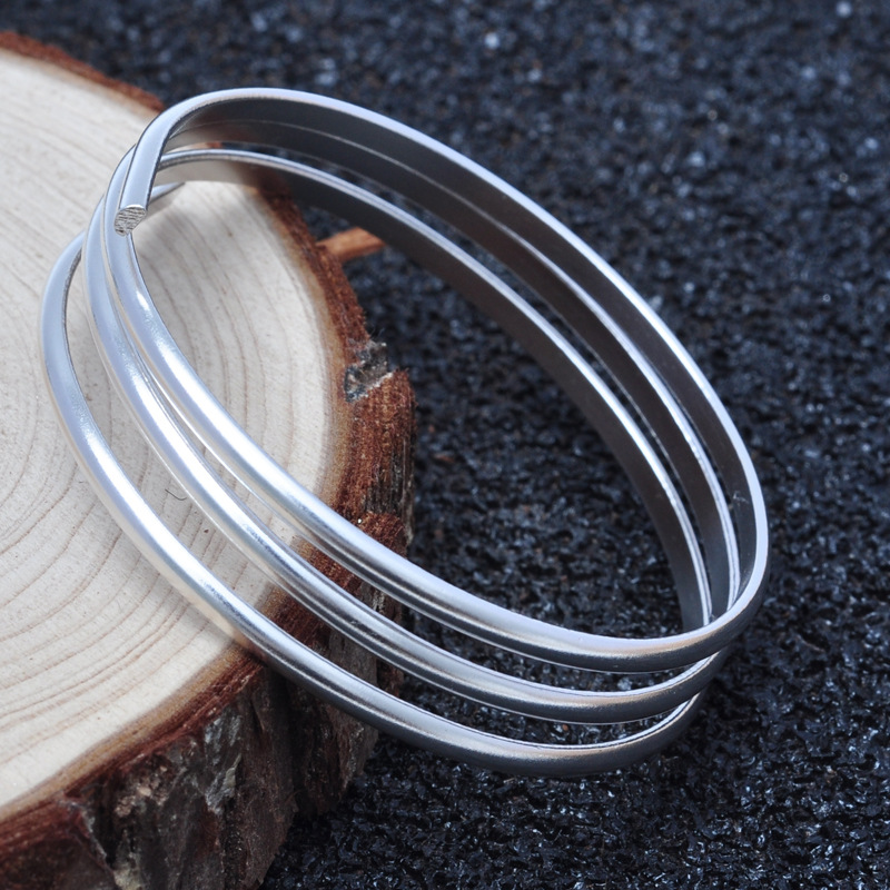 S9999 Pure Silver Wire Sterling Silver Arc Silver Bar Semi-Circle Faceted Silver Wire DIY Bracelet Ring Handmade Raw Materials